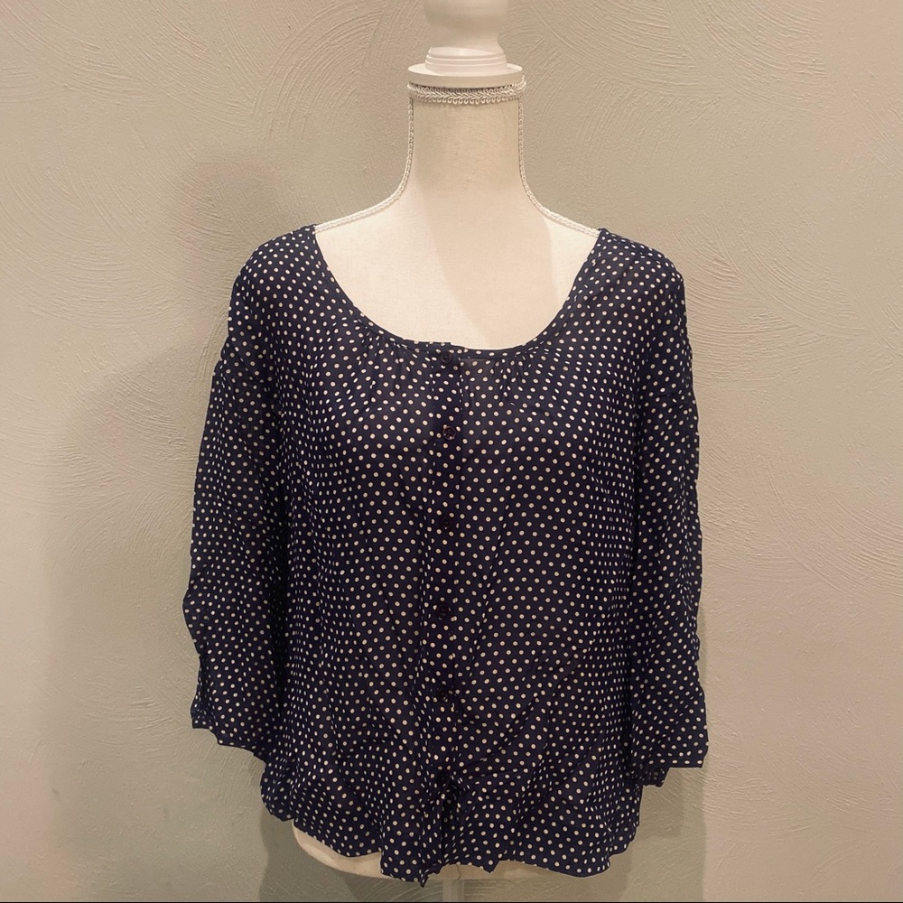Boden Polka Dot Blouse